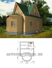 Проекты домов из профилированного бруса, продажа готовых брусовых домов Санкт-Петербург